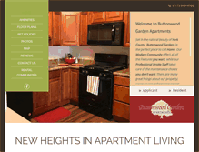 Tablet Screenshot of buttonwoodgardens.com